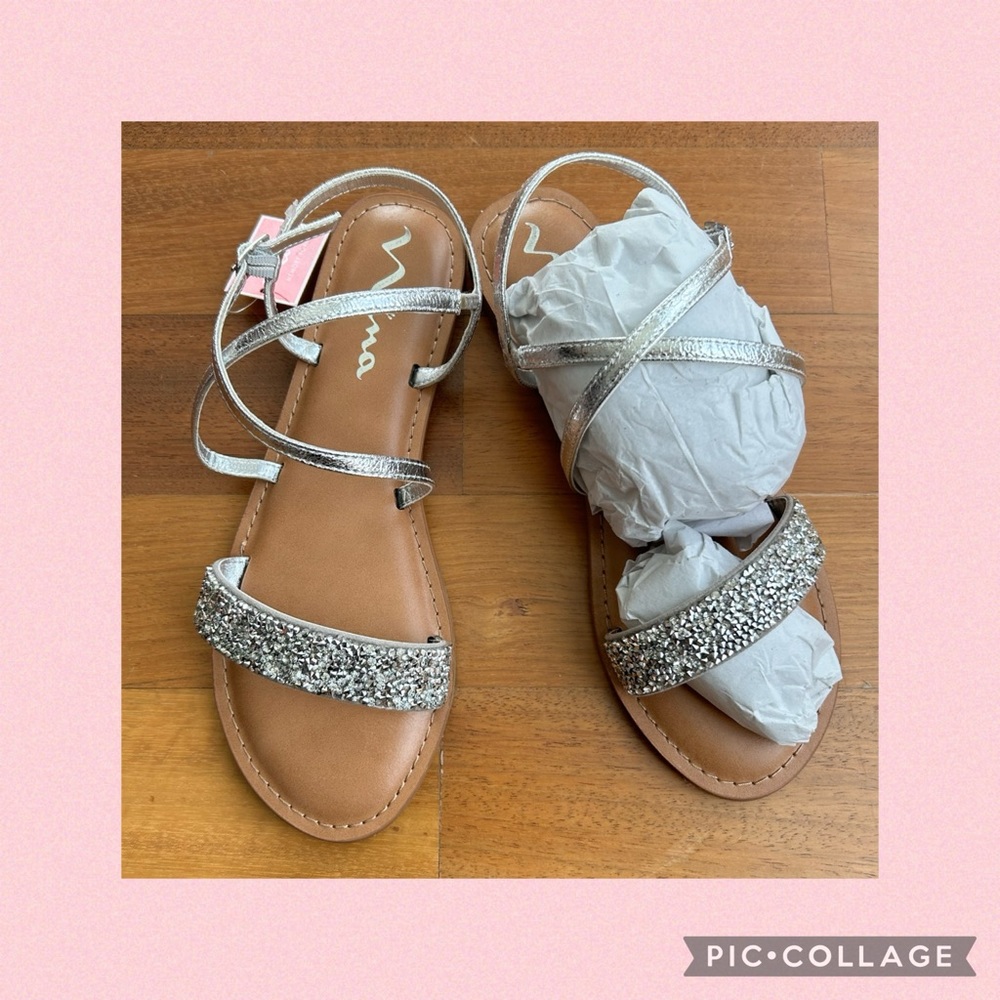 BNIB Nina embellished sandals